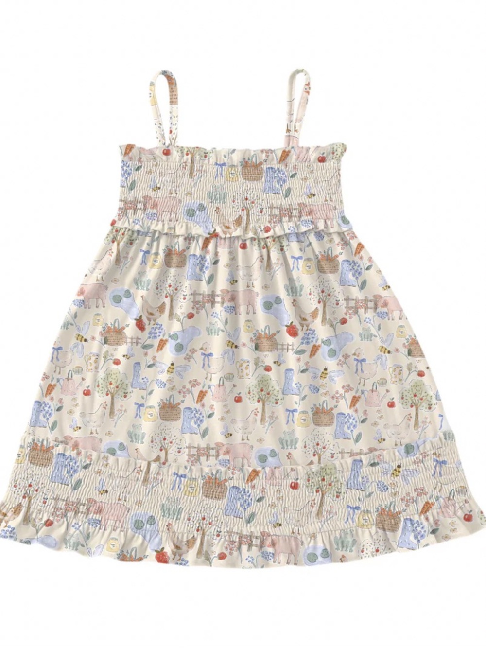 Laney Baby Honey and Hen Children’s Ruffle Dress